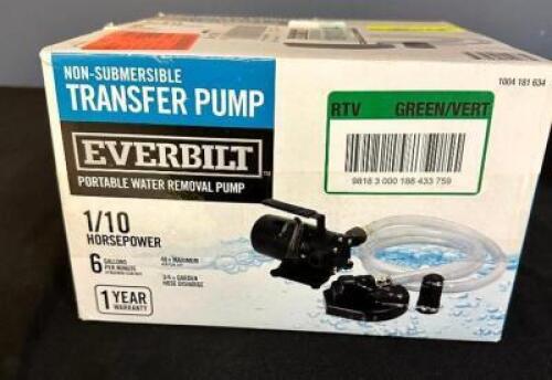 NON-SUBMERSIBLE TRANSFER PUMP