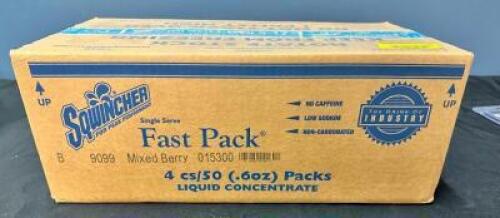 CASE OF SQUENCHER DRINK MIX