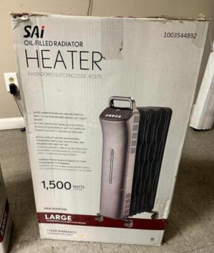 LARGE OIL FILLED RADIATOR HEATER