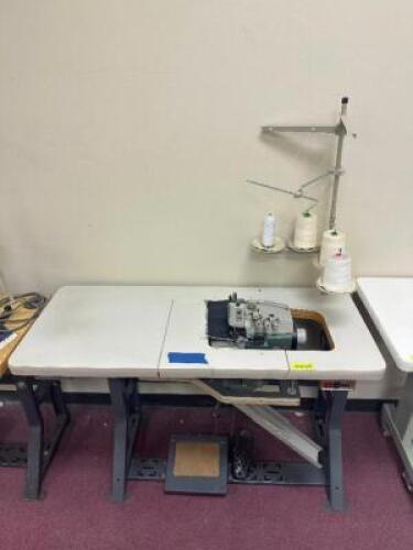 PEGASUS OVERLOCKING SEWING MACHINE WITH TABLE