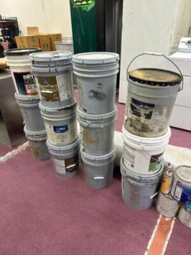 LARGE GROUP OF ASSORTED PAINT