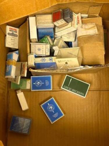 LARGE BOX OF ASSORTED SEWING NEEDLE REPLACEMENTS