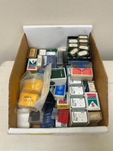 LARGE BOX OF ASSORTED SEWING NEEDLE REPLACEMENTS