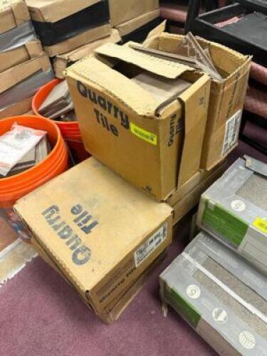 (6) - BOXES OF QUARRY TILE