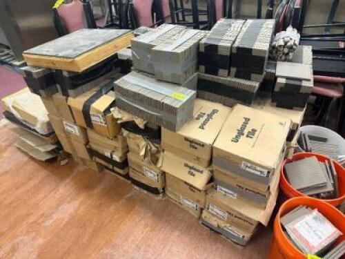 500 SQ. FT. OF ASSORTED QUARRY TILE