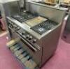 THERMADOR PROFESSIONAL 48" GAS DUAL FUEL RANGE WITH 6 BURNERS, GRIDDLE AND MATCHING STAINLESS STEEL HOOD - 2