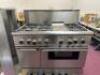 THERMADOR PROFESSIONAL 48" GAS DUAL FUEL RANGE WITH 6 BURNERS, GRIDDLE AND MATCHING STAINLESS STEEL HOOD - 5