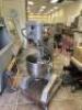 UNIWORLD 30 QT. MIXER WITH BUCKET AND (3) - MIXER HEADS - 3