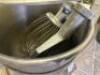 UNIWORLD 30 QT. MIXER WITH BUCKET AND (3) - MIXER HEADS - 8