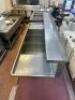 83 INCH STAINLESS THREE WELL SINK WITH DRAINBOARD - 3