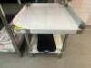 24" X 24" LOW BOY STAINLESS EQUIPMENT STAND