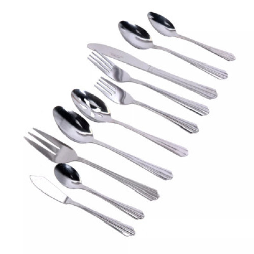 GIBSON 45PC CLASSIC CANBERRA FLATWARE SET RETAILS FOR $35.00