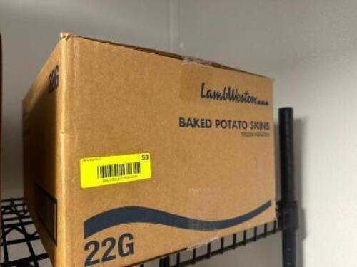 (1) CASE OF LAMB WESTON BAKED POTATO SKINS
