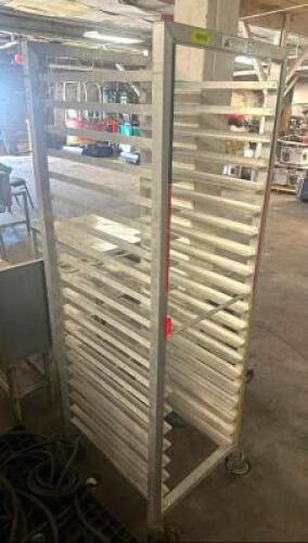 DESCRIPTION TWENTY PAN TRAY RACK ADDITIONAL INFORMATION FRONT LOAD LOCATION BAY 6 QTY 1