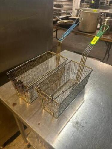 DESCRIPTION (2) DEEP FRYER BASKETS LOCATION BAY 6 THIS LOT IS: SOLD BY THE PIECE QTY 2