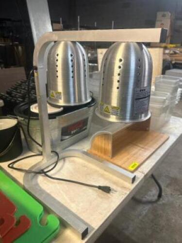 DESCRIPTION WINCO TWO GROUP HEAT LAMP BRAND / MODEL: WINCO EHL-2 ADDITIONAL INFORMATION 115 VOLT ,1 PHASE LOCATION BAY 6 QTY 1