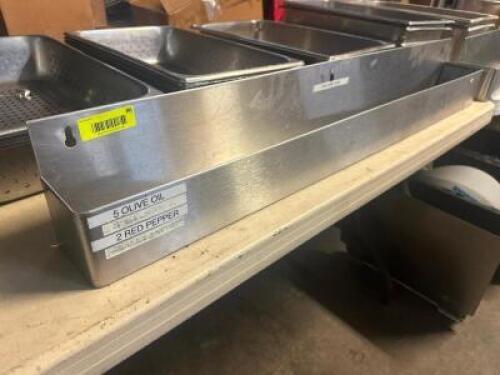 DESCRIPTION 36" STAINLESS SPEED RAIL LOCATION BAY 6 QTY 1