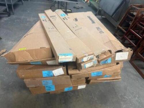 DESCRIPTION (12) BOXES OF 60" PLASTIC SHELVING INSERTS BRAND / MODEL: CBSK2460V580 LOCATION BAY 6 THIS LOT IS: ONE MONEY QTY 1