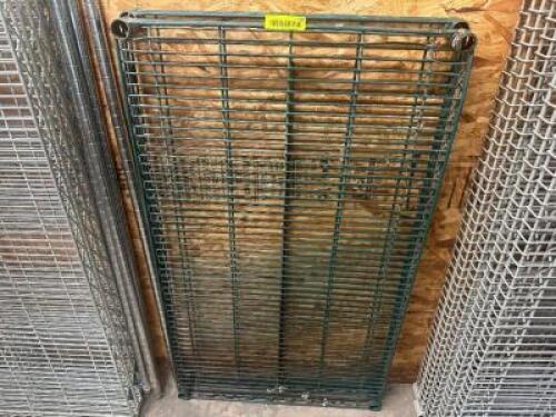 DESCRIPTION (2) 36" X 24" COATED WIRE SHELVES ADDITIONAL INFORMATION NO POLES SIZE 36" X 24" LOCATION BAY 6 QTY 1