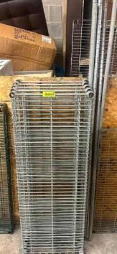 DESCRIPTION 48" X 14" FOUR TIER WIRE SHELF W/ POLES ADDITIONAL INFORMATION TAKEN APART SIZE 48" X 14" LOCATION BAY 6 QTY 1