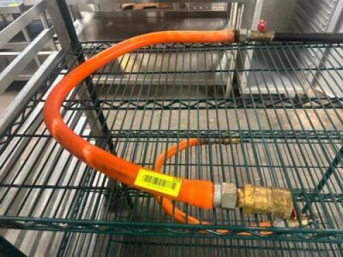 DESCRIPTION (2) 3/4" QUICK CONNECT GAS LINES LOCATION BAY 6 THIS LOT IS: SOLD BY THE PIECE QTY 2
