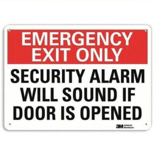 DESCRIPTION: (1) DANGER SIGN BRAND/MODEL: BRADY #34RJ14 INFORMATION: ALUMINUM SIZE: 7X10 RETAIL$: $17.17 EA QTY: 1