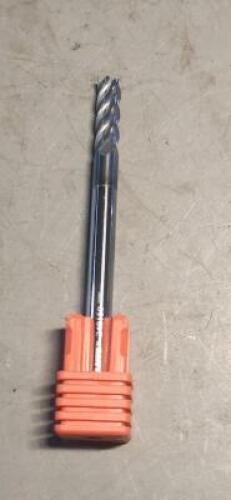 DESCRIPTION: (4) SOLID CARBIDE SQ END MILL BRAND/MODEL: DATAFLUTE SSI50187-10C10 SIZE: 3/16" DIA 9/16" LOC RETAIL$: $56.69 QTY: 4