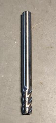 DESCRIPTION: (1) SOLID CARBIDE SQ END MILL BRAND/MODEL: ACCUPRO 073368036 SIZE: 6mm DIA 12mm LOC QTY: 1