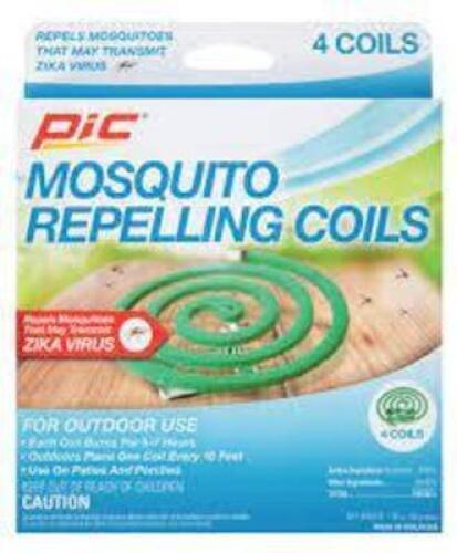 DESCRIPTION: (1) MOSQUITO REPELLENT COILS BRAND/MODEL: PIC SIZE: 10 COILS RETAIL$: $17.21 EA QTY: 1