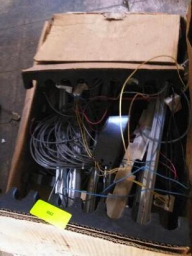DESCRIPTION: (1) BOX OF LIGHT BALLASTS AND ACCESSORIES QTY: 1
