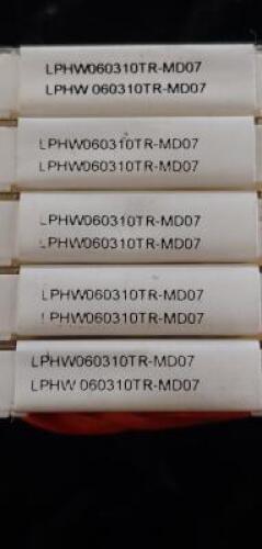 (50) SECO LPHW SOLID CARBIDE MILLING INSERTS