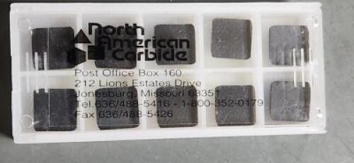 DESCRIPTION: (20) SPKN CABIDE TURNING INSERTS BRAND/MODEL: NORTH AMERICAN CARBIDE SPKN1203EDR RETAIL$: $16.40 PER INSERT QTY: 20