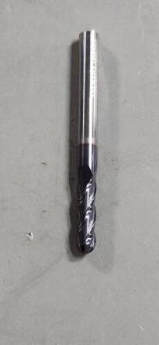 DESCRIPTION: (4) SOLID CARBIDE BALL NOSE END MILL BRAND/MODEL: NIAGARA N86350 SIZE: 11/64" 5/8" LOC RETAIL$: $29.90 EA QTY: 4