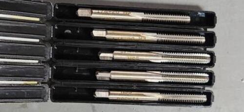 DESCRIPTION: (5) HSS STRAIGHT FLUTE TAPS BRAND/MODEL: VC 04470217 SIZE: 1/4-20 GH3 QTY: 5