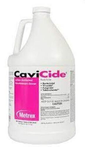 DESCRIPTION: (1) SURFACE DISINFECTANT CLEANER BRAND/MODEL: CAVICIDE SIZE: 1 GALLON RETAIL$: $35.95 EA QTY: 1