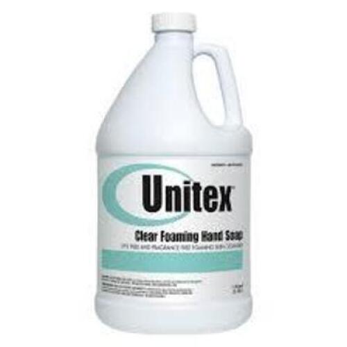 DESCRIPTION: (1) CLEAR FOAMING HAND SANITIZER BRAND/MODEL: UNITEX SIZE: 1 GALLON RETAIL$: $26.87 EA QTY: 1
