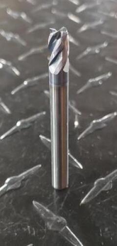 (6) HARVEY TOOL SOLID CARBIDE 1/4" DIA.3/8 LOC END MILL
