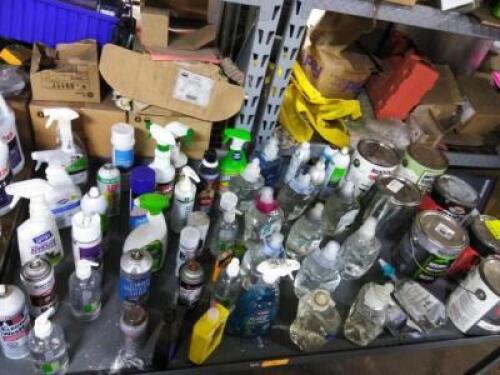 DESCRIPTION: (1) TABLE OF MISC CHEMICALS QTY: 1