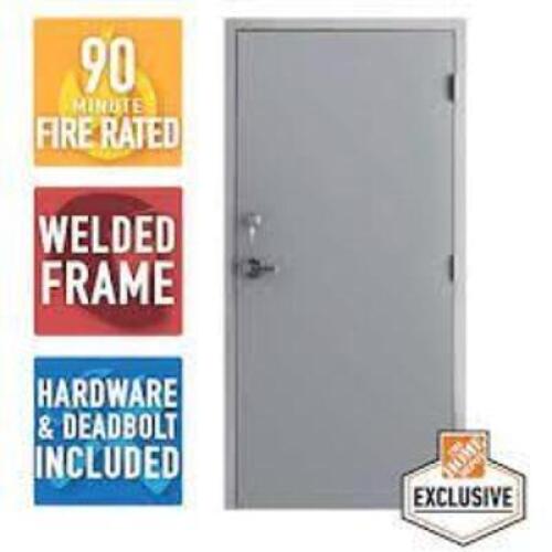 DESCRIPTION: (1) STEEL DOOR BRAND/MODEL: #EU4Q1B INFORMATION: STEEL RETAIL$: $234.00 EA QTY: 1