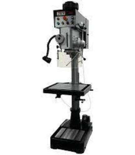 DESCRIPTION: (1) STANDING POWERFEED DRILL PRESS BRAND/MODEL: JET #JDP20EVST-230-PDF INFORMATION: BLACK SIZE: 20" , 2 HP, 60 HZ, 230V DELTA B INVERTER,