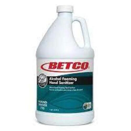 DESCRIPTION: (2) ALCOHOL FOAMING HAND SANITIZER BRAND/MODEL: BETCO #75504-00 SIZE: 1 GALLON RETAIL$: $55.18 EA QTY: 2