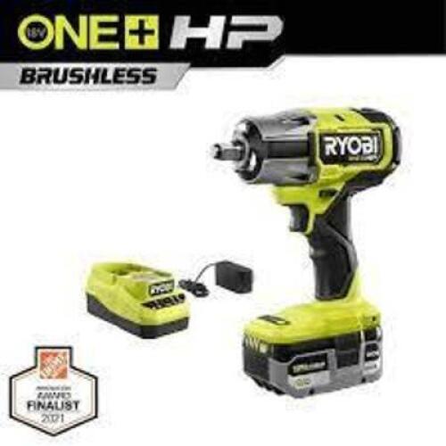 DESCRIPTION: (1) HIGH TORQUE IMPACT WRENCH BRAND/MODEL: RYOBI INFORMATION: GREEN SIZE: 18V, 4 MODE 1/2" DRIVE RETAIL$: $177.00 EA QTY: 1