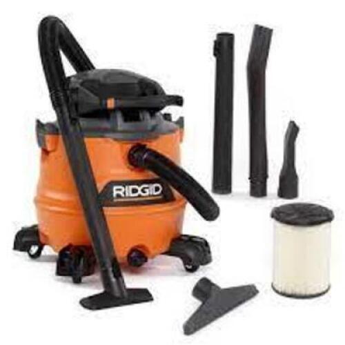DESCRIPTION: (1) WET/DRY VACUUM BRAND/MODEL: RIDGID #HD1600 INFORMATION: ORANGE SIZE: 16 GALLON RETAIL$: $378.96 EA QTY: 1