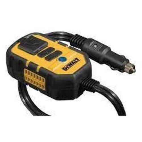 DESCRIPTION: (1) POWER INVERTER BRAND/MODEL: DEWALT #DXAEPI140 INFORMATION: YELLOW SIZE: 140 WATT, 3.1A RETAIL$: $39.98 EA QTY: 1