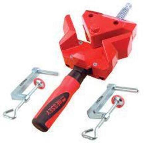 DESCRIPTION: (1) 90 DEGREE ANGLE CLAMP BRAND/MODEL: BESSEY INFORMATION: RED SIZE: WS-3+2K RETAIL$: $140.56 EA QTY: 1