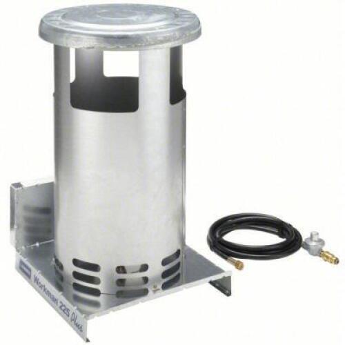 DESCRIPTION: (1) PORTABLE GAS FLOOR HEATER BRAND/MODEL: LB WHITE #16W292 SIZE: 250,000 BTUH HEATING CAPACITY OUTPUT, 7,000 SQ FT HEATING AREA RETAIL$: