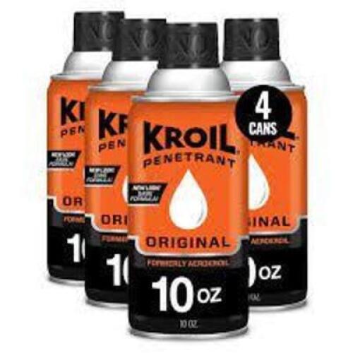 DESCRIPTION: (3) PENETRANT BRAND/MODEL: KROIL SIZE: 10 OZ RETAIL$: $21.99 EA QTY: 3