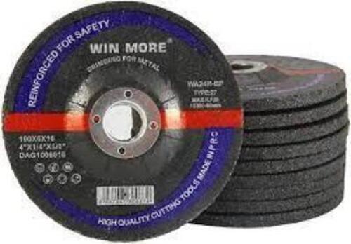 DESCRIPTION: (2) PACKS OF (10) GRINDING WHEELS BRAND/MODEL: BLACKSTONE INFORMATION: ALUMINUM OXIDE, 50 GRIT SIZE: 4" X 7/8" QTY: 2