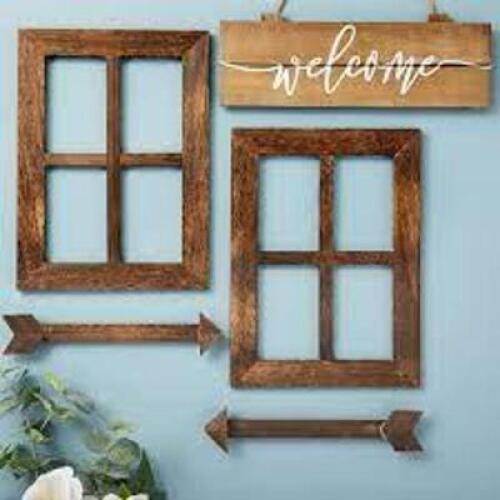 DESCRIPTION: (4) PACKS OF (2) PICTURE FRAME BRAND/MODEL: FARMLYN CREEK STORE INFORMATION: RUSTIC, WOOD WINDOW SIZE: 11X15 RETAIL$: $13.00 EA QTY: 4
