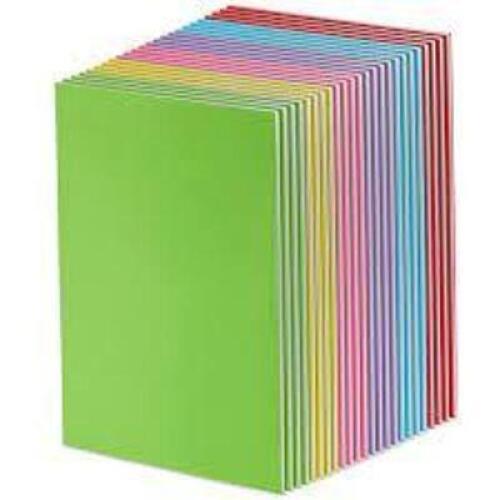 DESCRIPTION: (4) PACKS OF APPROX (10) BLANK SKETCH NOTEBOOKS BRAND/MODEL: BRIGHT CREATIONS INFORMATION: MULTI COLORED SIZE: 5 X 7 RETAIL$: $23.99 EA Q